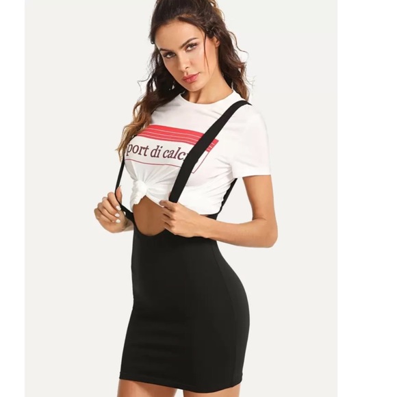 HOT NEW ITEM 🔥 Black Suspender Skirt - Picture 7 of 7